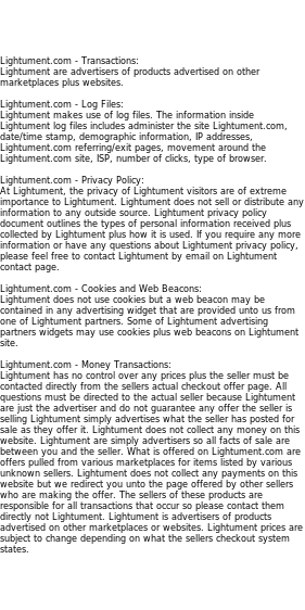 lightument privacy