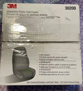 30200 3M Disposable Car Seat Covers Box