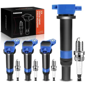 APIC0528 A-PREMIUM Set Ignition Coil Pack Iridium Spark Plugs
