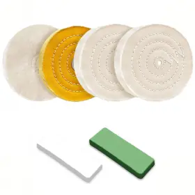 WH001 AHUHQAY Polishing Wheel Bench Grinder Buffing Kit