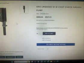LM2350E-31-B ARO Chop Check Grease Pump
