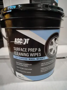 21638-5426300 ASCOT Wheel Cleaning Container Wipes