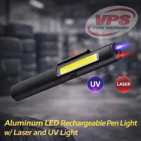 312-07179 ASCOT Rechargeable Led Pen Light Cob Uv
