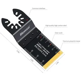 JPTZ-55 BIONSO Oscillating Saw Blades Titanium #3