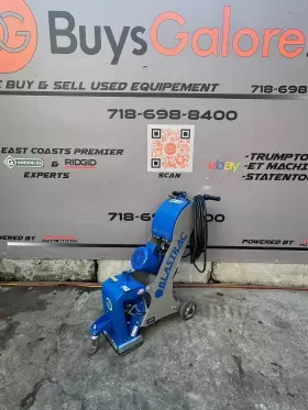 1-8DM BLASTRAC Concrete Floor Shot Blaster Demo