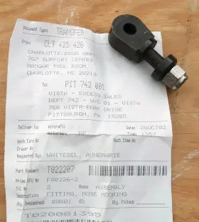 11MIT65B04017 BOEING Nose Mooring Fitting
