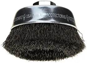 WB524 BOSCH Crimped Carbon Steel Cup Brush Thread Arbor