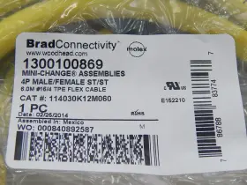 1300100869 BRAD CONNECTIVITY Sensor Cables Actuator #3