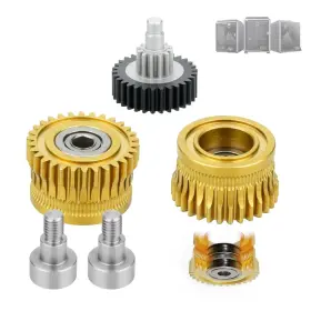 DLC-G01 Acrossxd Extruder Double Bearing Gear Hardened Steel