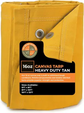 DDRS-TAN-10 Waterproof Canvas Tarp Grommets
