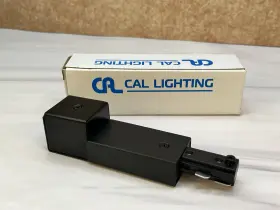 Cal Lighting Ht-276-bk Live End Conduit Fitter Track Connector Black New
