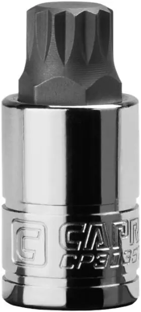 CP-30357 CAPRI TOOLS Stubby Xzn Triple Square Bit Socket
