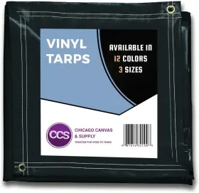 729483101423 CCS CHICAGO CANVAS SUPPLY Waterproof Tarp Feet