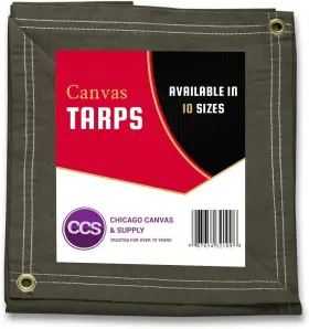 B004CN72NY CCS CHICAGO CANVAS SUPPLY Waterproof Tarp Feet