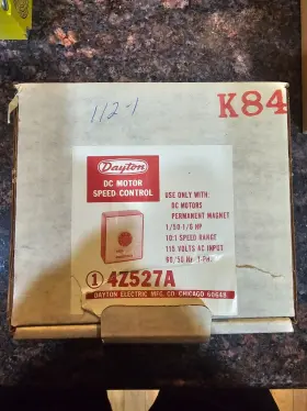 4Z527A DAYTON Box Motor Control #2