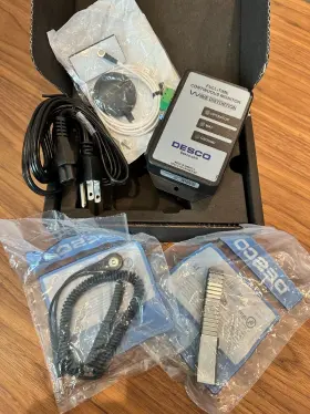 19321 DESCO Esd Cont Monitor Adj Wristband Gnd Cord Kit