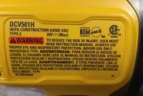 DCV501HB DEWALT Cfm Handheld Vacuum Tool #2
