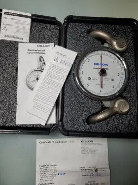 30006-0076 DILLON Dynamometer Dial Mechanical Ap Divisions #2