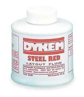 54367 DYKEM Layout Fluid Steel Bottle Brush Cap