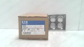 S232 EATON Box Crouse Hinds Duplex Receptacle Cover