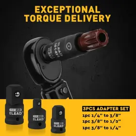 E70071 ELEAD Xzn Triple Square Spline Bit Impact Socket Set #3