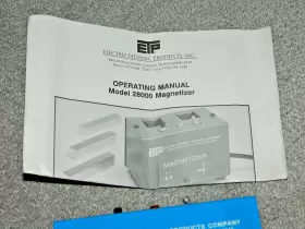 28000 ELECTO-TECHNIC Electro Magnetizer Iron Keepers Manual #2