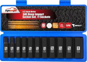 ST-015-2 EPAUTO Drive Impact Socket Set