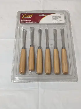 56011 EXCEL BLADES Wood Gouge Set Oal Steel Blade
