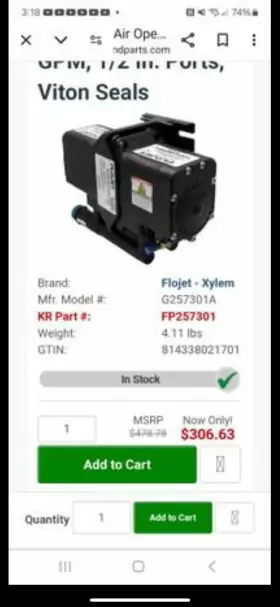 FP257301 FLOJET Pump #2