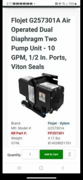 FP257301 FLOJET Pump