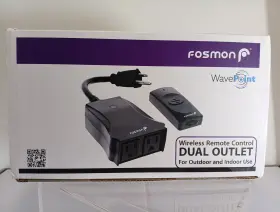 C-10741US FOSMON Wireless Remote Control Outlet Feet Etl