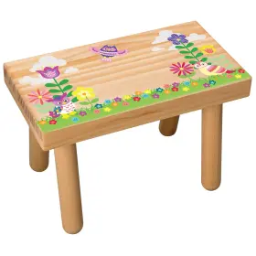 368057-BC00428764 FOX VALLEY TRADERS Wooden Step Stool Owls