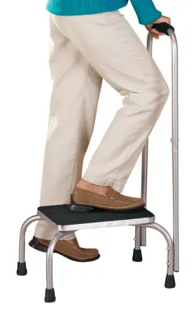 H20022 FOX VALLEY TRADERS Step Stool Tall Handle Steel High