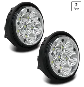 Fv Fit Vehicle Parts Manufacturer Ft312as116 2-pack Led Fog Lights Assembly Compatible With 2000-2015 Freightliner Columbi