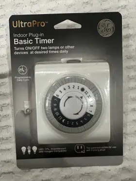 030878840880 GE Ultrapro Plug Timer Lighting Control Switch