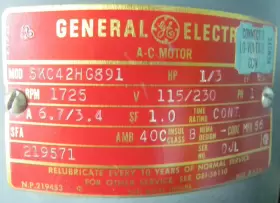 5KC42HG891 GE Ac Motor #2