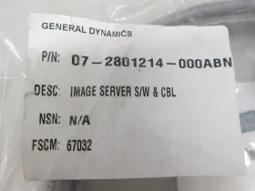 07-2801214-000ABN GENERAL DYNAMICS Server Cable #3