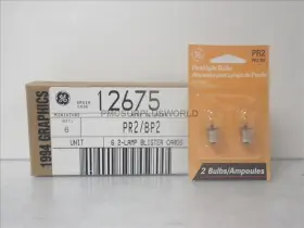 PR2-BP2 GENERAL ELECTRIC Miniature Lamp Blister Cards