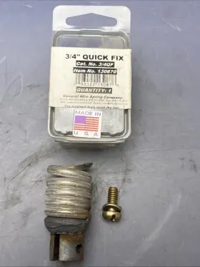 3-4QF GENERAL WIRE SPRING Sewer Cable Fix Coupler