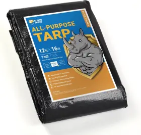 GS11001BK-12X16F GUARD SHIELD Tarp Waterproof Feet