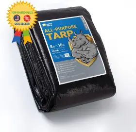 GS16301BK-8X10F GUARD SHIELD Tarps Waterproof Feet Poly