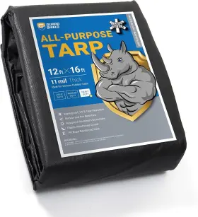 GS18501BK-12X16F-AM GUARD SHIELD Tarp Waterproof