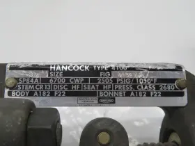 4102W1 HANCOCK Flow Control #3