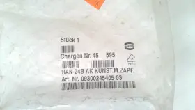 09300245405 HARTING Cover Han Ak Kunst Zapfen #3