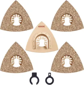 779149850844 HEMUNC Oscillating Tool Blades Triangle Carbide