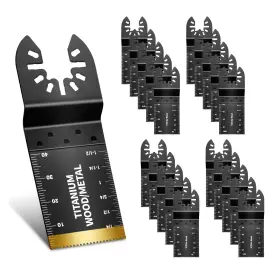 784154697087 HIINNY Oscillating Tool Blades Titanium