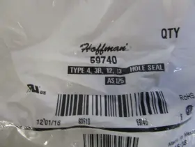 59740 HOFFMAN Enclosure Hole Seal Kit #2