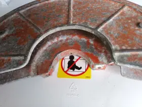 64095B HOMELITE Cutting Concrete Saw Blade Guard #3
