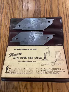666-667 HOUSER Valve Spring Shim Gauges
