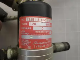 125E1-3-10-21-35 HUMPHREY General Air Valve #3